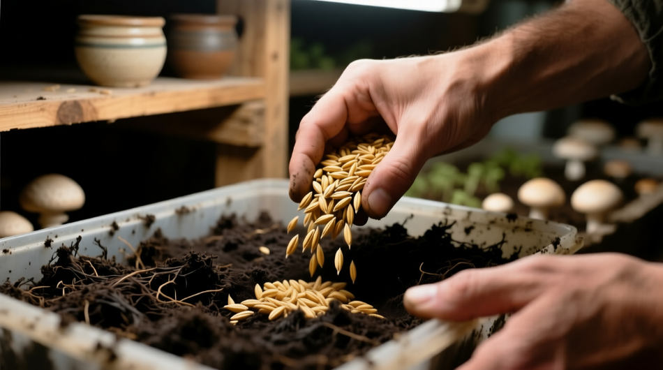 Rye grain to bulk: transizione da spawn a substrato bulk - Guida Completa